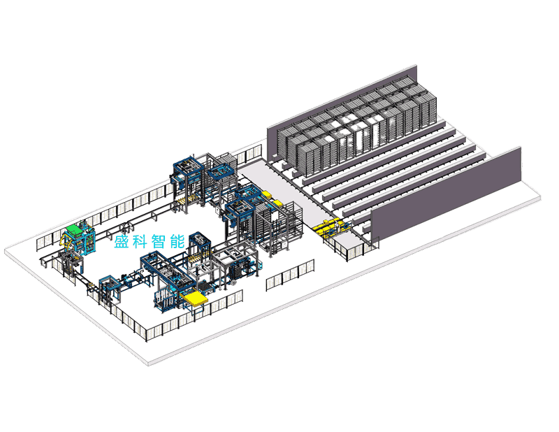 Linha de produção completa de tijolos/blocos