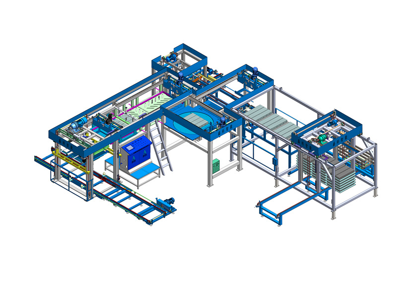 Máquina automática de empilhamento de blocos de tijolo (MDJ1200A)