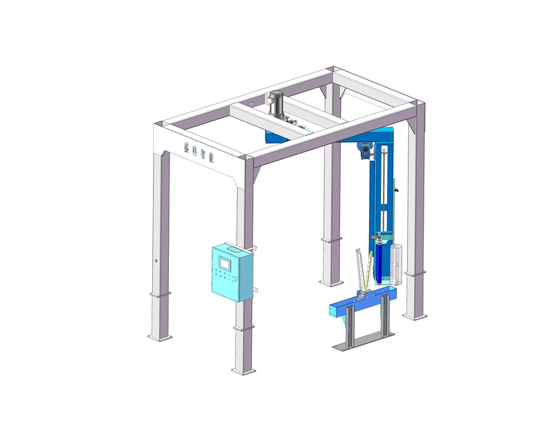 Máquina automática de embalagem de filme plástico