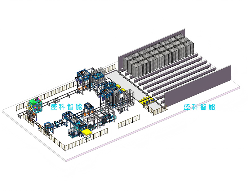 Vantagens das linhas de produção de blocos de parede e piso do tipo rack
