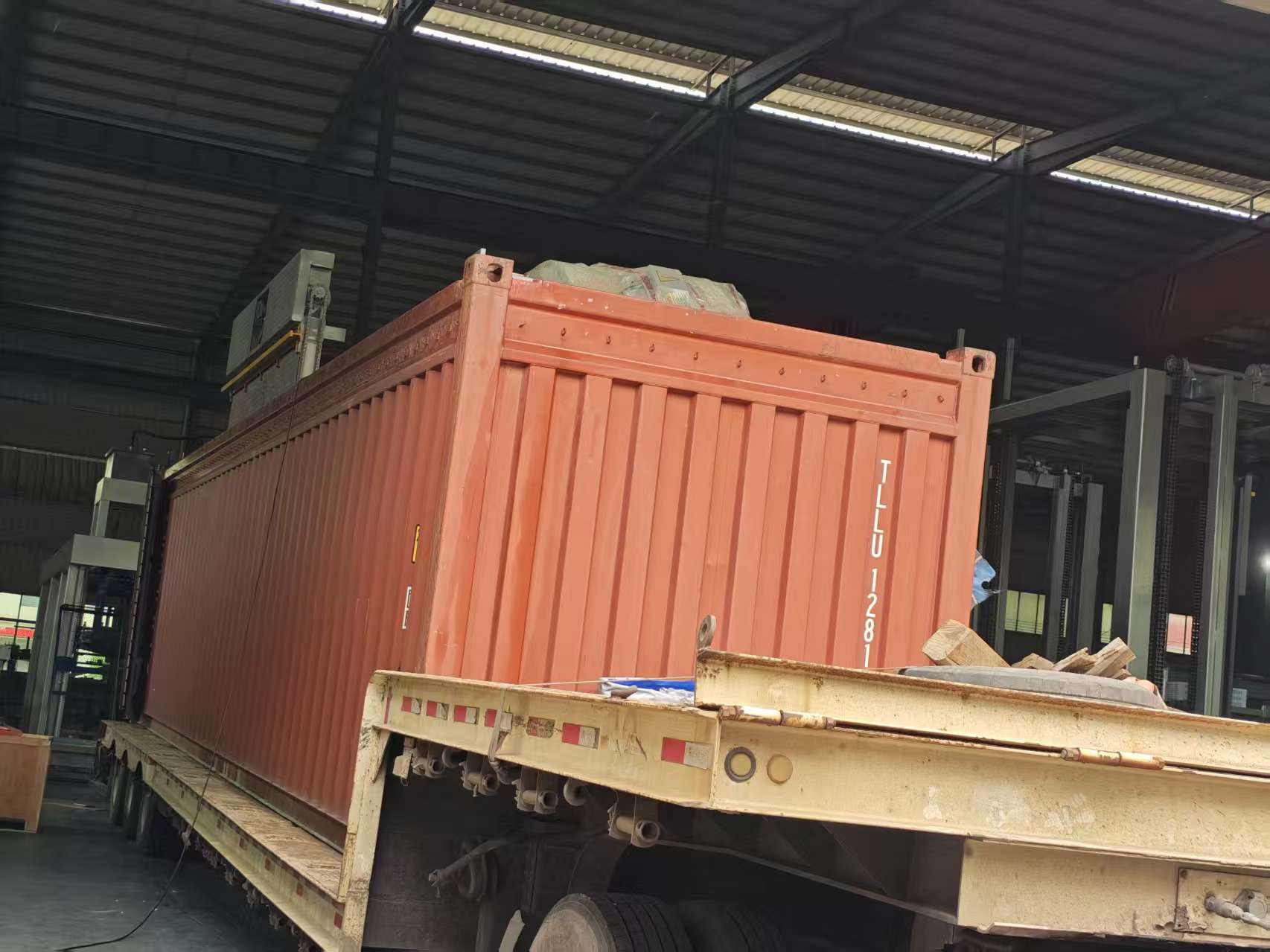 Nossa empresa envia linha de produção de blocos totalmente automatizada para a Coreia do Sul.