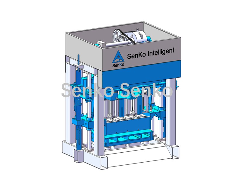 Máquina manual para moldar tijolos/blocos - Senko